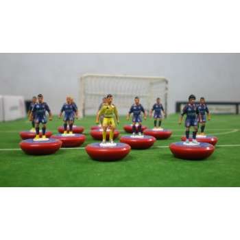 Subbuteo Andrew Table Soccer Olympiacos away kit 2015-2016 on Lightweight Bases